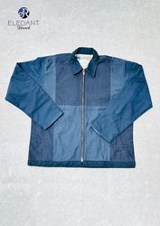 Upcycled Patchwork Denim Jackets - EVR0477