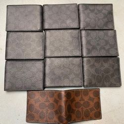 Coach Men's Wallets Single fold(NWOT)