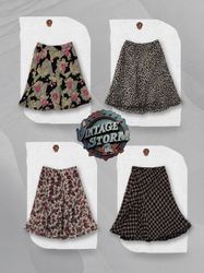 Y2K Grunge Poly Skirts