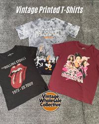 🔴 Vintage Gedruckte T-Shirts - (14/09)