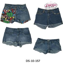 Denim Shorts in Blue Washes (DS-10-157)