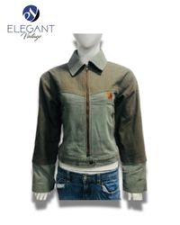 Upcycled Carhartt Crop Bone Jackets - EVR0026