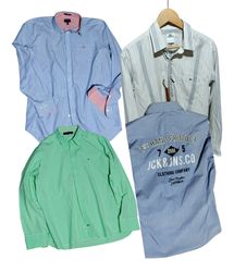 Premium Branded Men's Shirt Bundle – Lacoste, Tomm..