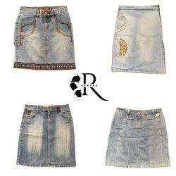 Saia Midi Jeans Y2K NYC IT Girl RW-2553