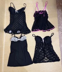 TH331 Sheer Mesh Lingerie Mini Dress – See Through..