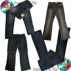 denim revival: y2k classic bootcut jeans-033
