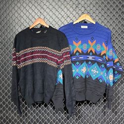 Y2K sweater wool knit mix