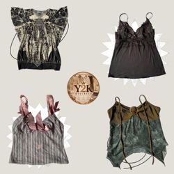 y2k cami tops