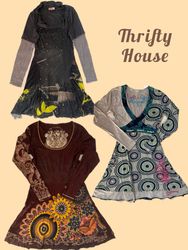 Y2K Printed Midi Dresses(TH/874)