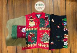 Pull vintage de Noël style |E|