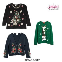 DSV-10-317 Maglioni e gilet lavorati a maglia vint..