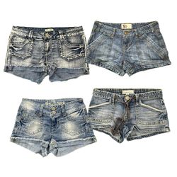 Y2k WallFlower SO Denim Shorts RE-3947