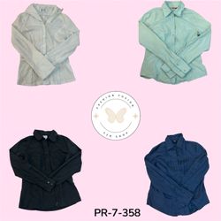 Women's Cotton Long Sleeve Blouse – Chic Vintage C..