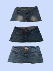 Y2k Denim Mini Skirts