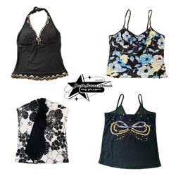Y2k Cute Vibe Girl Cami Top B2F-248