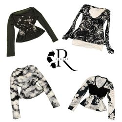Y2K Unique Girl Printed Full Sleeve Tops RW-2254