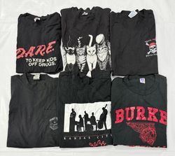 Black Single-Stitch T-Shirts