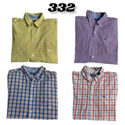 vintage apparel, bundles of similar branded button..