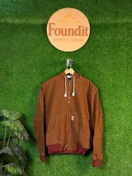 Upcycled Brown Carhartt Hoodies | FO-323