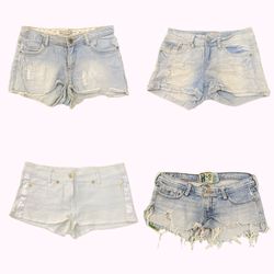 Y2k Hollister Denim Shorts Bundle B2F-302