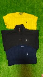 Ralph Lauren 1/4 zip and cable knit