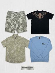 Vintage and modern Quiksilver Billabong mix items