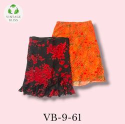 Y2K Printed Poly Skirt Wholesale Bundle (VB-9-)10 ..