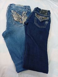 CR12142 Vintage Miss Me Flare and Straight Jeans