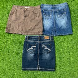 Tv309 Denim y faldas cortas informales 16P