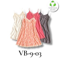 Women's Lace Trim Satin Slip Dresses 12 pieces (VB..