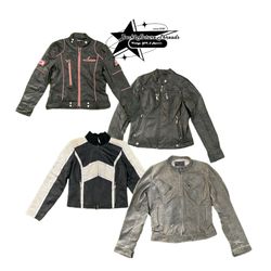 VESTE EN CUIR UNIQUE FILLE Y2K B2F-128