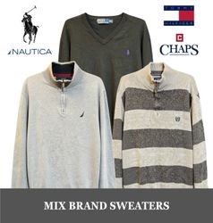 Premium Mix Brand Sweaters Including quarter zip