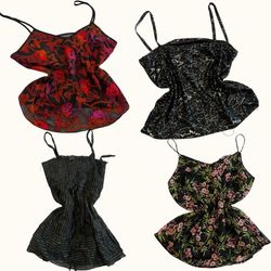 Y2K Stardust Cami Tops - ST-054