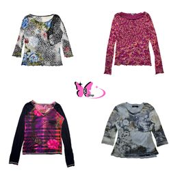 Women Floral Patterned Printed T-Shirts (IB-034)