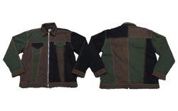 CR02336 Upcycled Carhartt Colourblock Patchwork Wo..