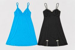 Jersey slip dresses