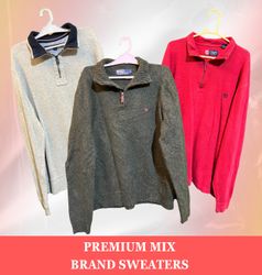 Premium Mix Brand 1/4 Zip Sweaters