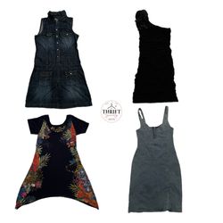 Édition Robe Asymétrique en Denim Utilitaire Y2K (..
