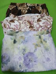 Printed poly skirts