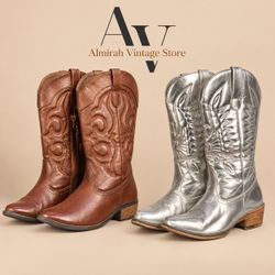 Cowboy leather boots pack of 10