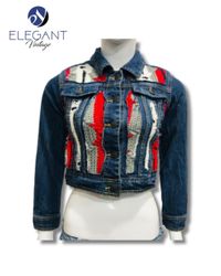 Vestes en jean ponchos recyclées - EVR0032