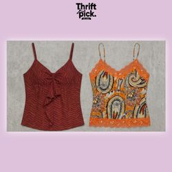 Y2K Assorted Color Cami Tops