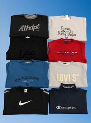 Mix branded sweatshirt Crew neck #1