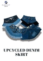 Upcycled Denim Skirts - EVR301
