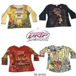 Edgy Y2K Printed Blouse For Cool Girl Looks (DS-10..