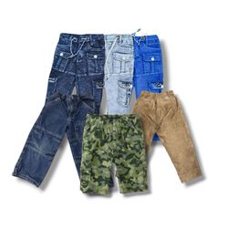 Pantalons pour enfants de marque mélangés