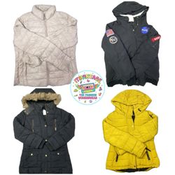Vintage Y2K Puffer & Parka Jacket Bundle – 10pcs |..