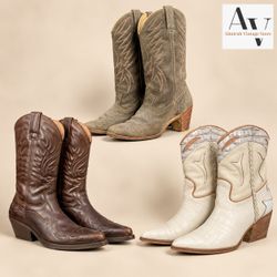 Botas de vaquero de cuero western Durango