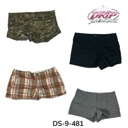 Shorts en coton Y2K pour un style de rue sans effo..