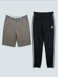 Addidas track pant and shorts (5 piece) bundle